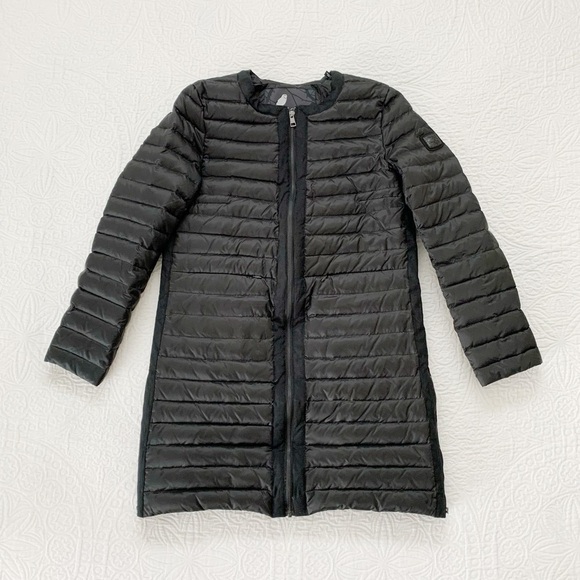 Ookpik World Spirit Long Down Puffer Jacket, Black - Picture 1 of 10